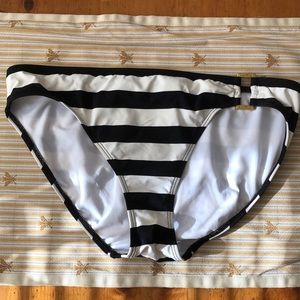 RL black & white striped bikini bottom (never worn!)
